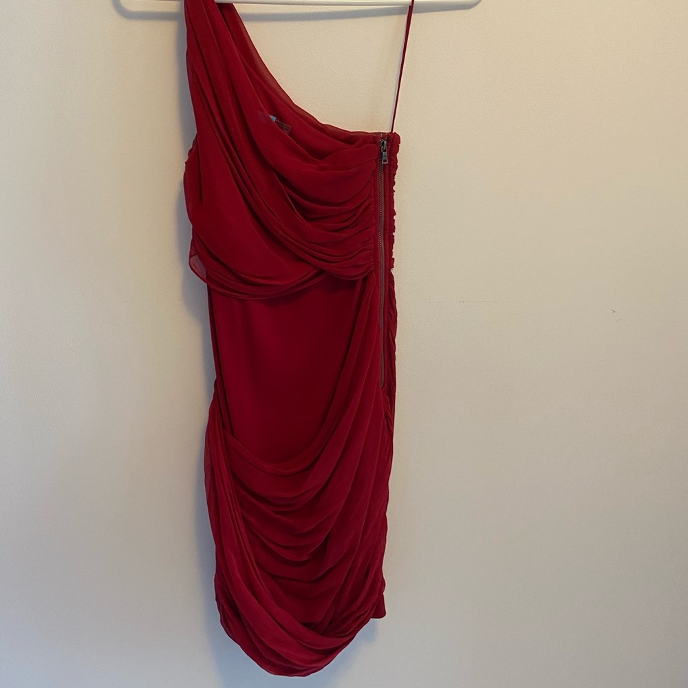 Alice + Olivia red cocktail dress - Picture 2 of 6